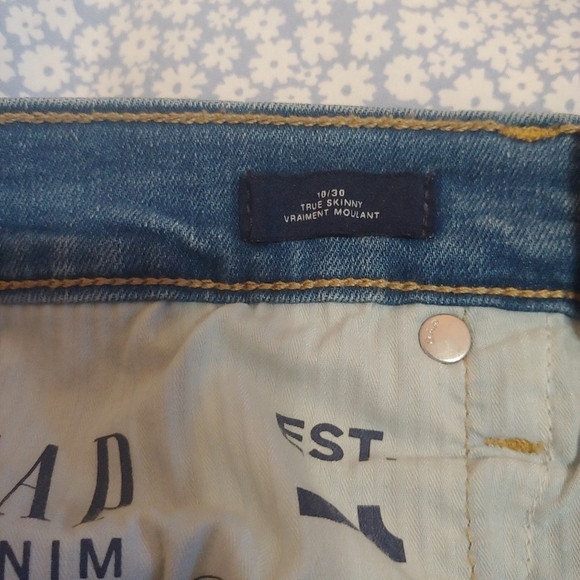 GAP true skinny jeans size 10/30 - Picture 7 of 8